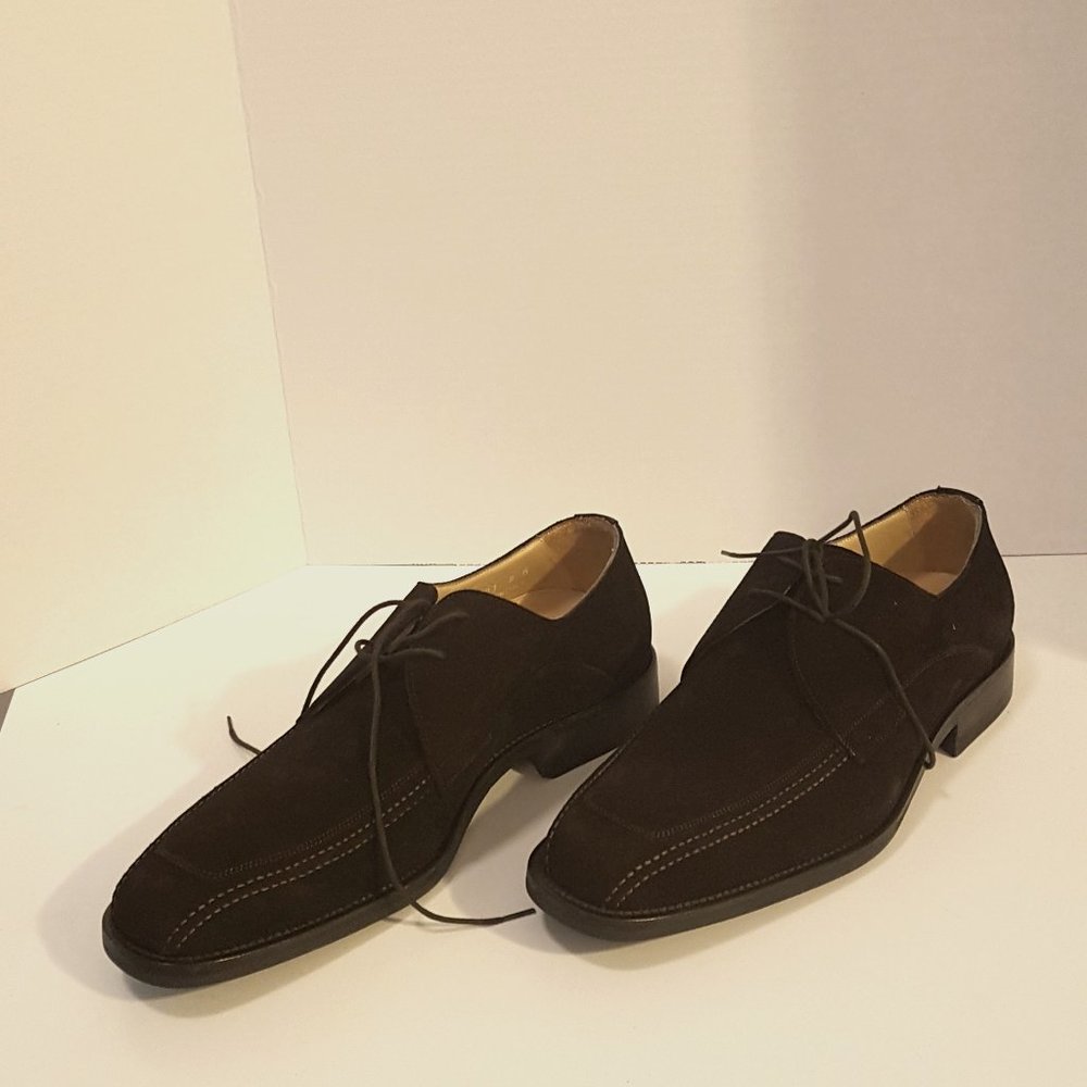 Johnston & Murphy suede shoes.